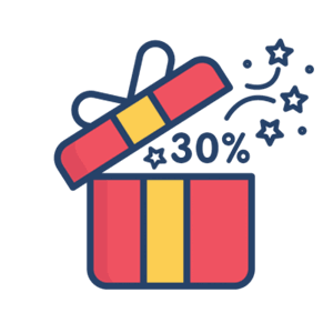 Thêm 30% Quà Tặng